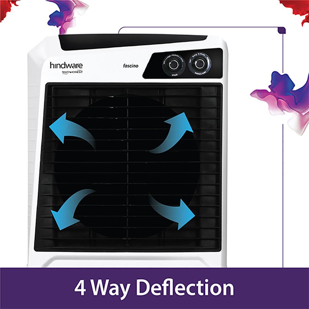 hindware Fascino 60 Litres Desert Air Cooler (High Air Delivery, 524111, White)_11