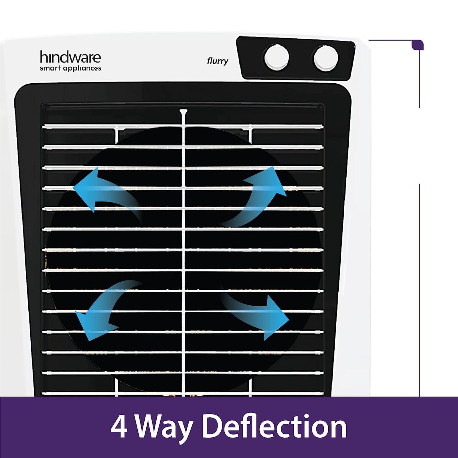 hindware Flurry 52 Litres Desert Air Cooler (High Air Delivery, 524109, White) hindware Flurry 52 Litres Desert Air Cooler (High Air Delivery, 524109, White)_6