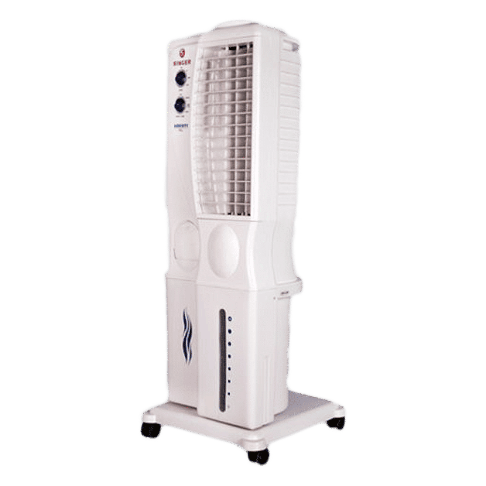 SINGER Liberty Mini 20 Litres Tower Air Cooler (Honeycomb Cooling Pads, Grey and Black)_2