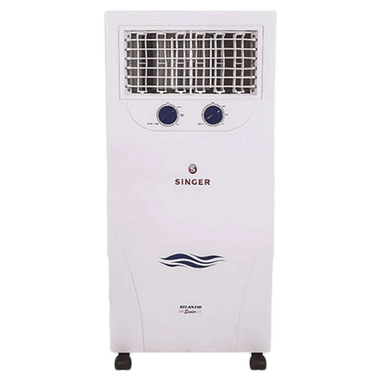 SINGER Atlantic Senior 34 Litres Room Air Cooler (Honeycomb Cooling Pads, Grey and Black)_1