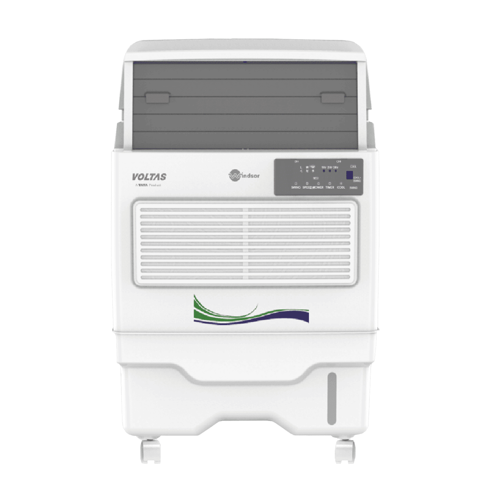 VOLTAS Windsor 25 Litres Personal Air Cooler (Inverter Compatible, 4810383, White/Grey)_1