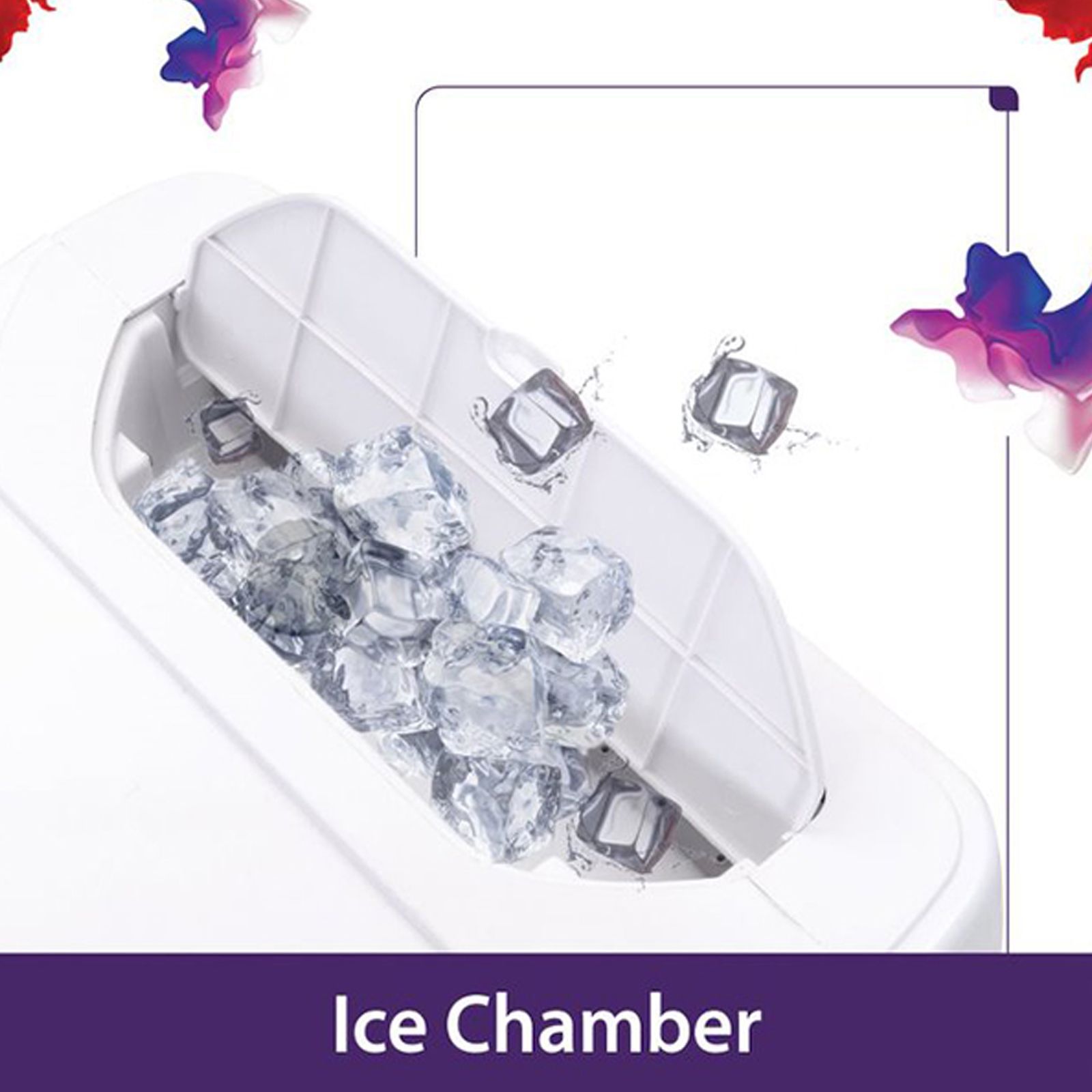 hindware Petrels 18 Litres Personal Air Cooler (Ice Chamber, 518668, White / Purple)_5