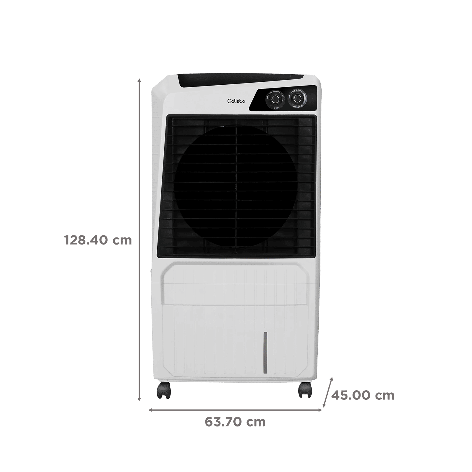 hindware Calisto 105 Litres Desert Air Cooler (Wood Wool Cooling Pads, 512494, White)_2