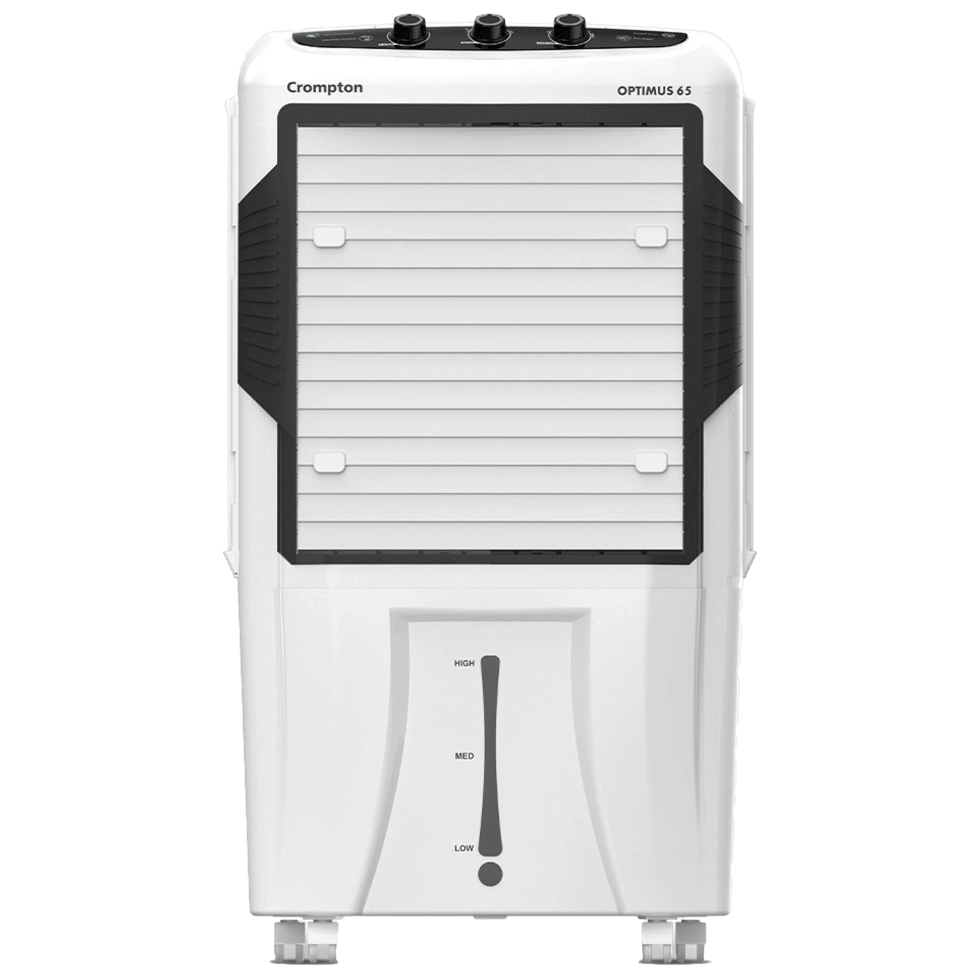 Crompton Optimus 65 Litres Desert Air Cooler (4 Way Air Deflection, ACGC-OPTIMUS65, White and Black)_1