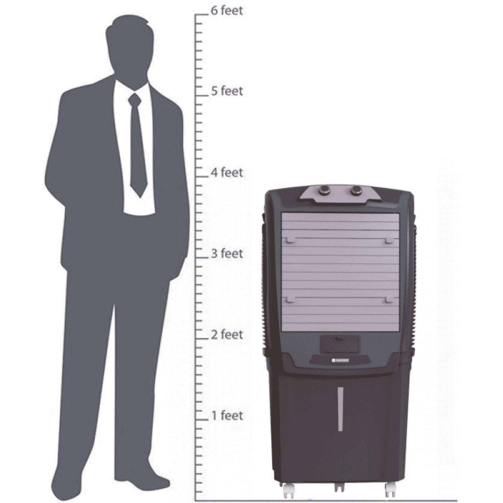 Blue Star AURA NEO 75 Litres Desert Air Cooler with Anti-Microbial Property (Thermal Overload Protection, White & Cool Grey) Blue Star AURA NEO 75 Litres Desert Air Cooler with Anti-Microbial Property (Thermal Overload Protection, White & Cool Grey)_7
