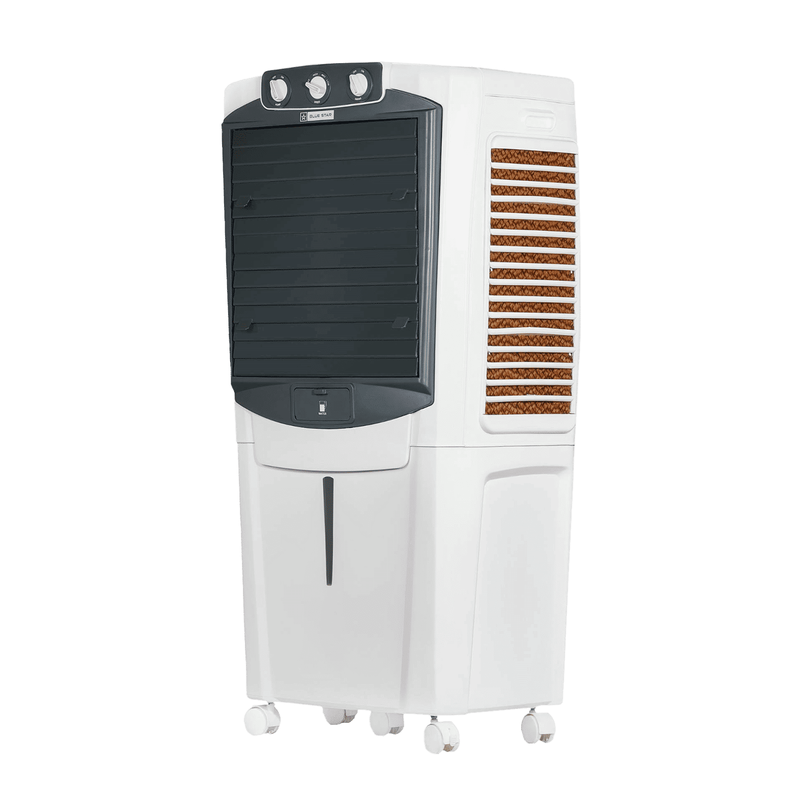 Blue Star Aura Duo 80 Litres Desert Air Cooler (Hybrid Pads, DA80PMC, White & Cool Grey) Blue Star Aura Duo 80 Litres Desert Air Cooler (Hybrid Pads, DA80PMC, White & Cool Grey)_2