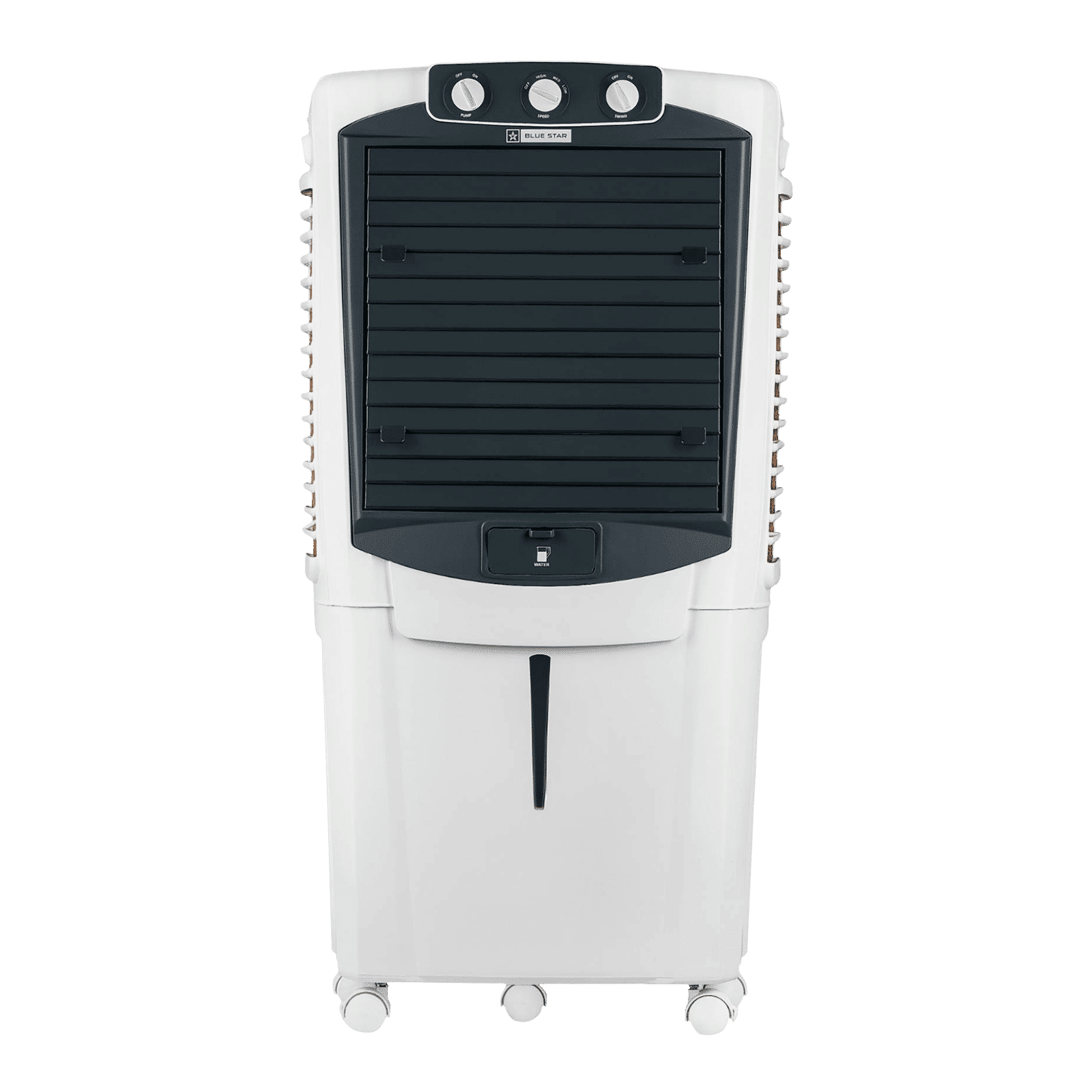 Blue Star Aura Duo 80 Litres Desert Air Cooler (Hybrid Pads, DA80PMC, White & Cool Grey) Blue Star Aura Duo 80 Litres Desert Air Cooler (Hybrid Pads, DA80PMC, White & Cool Grey)_1