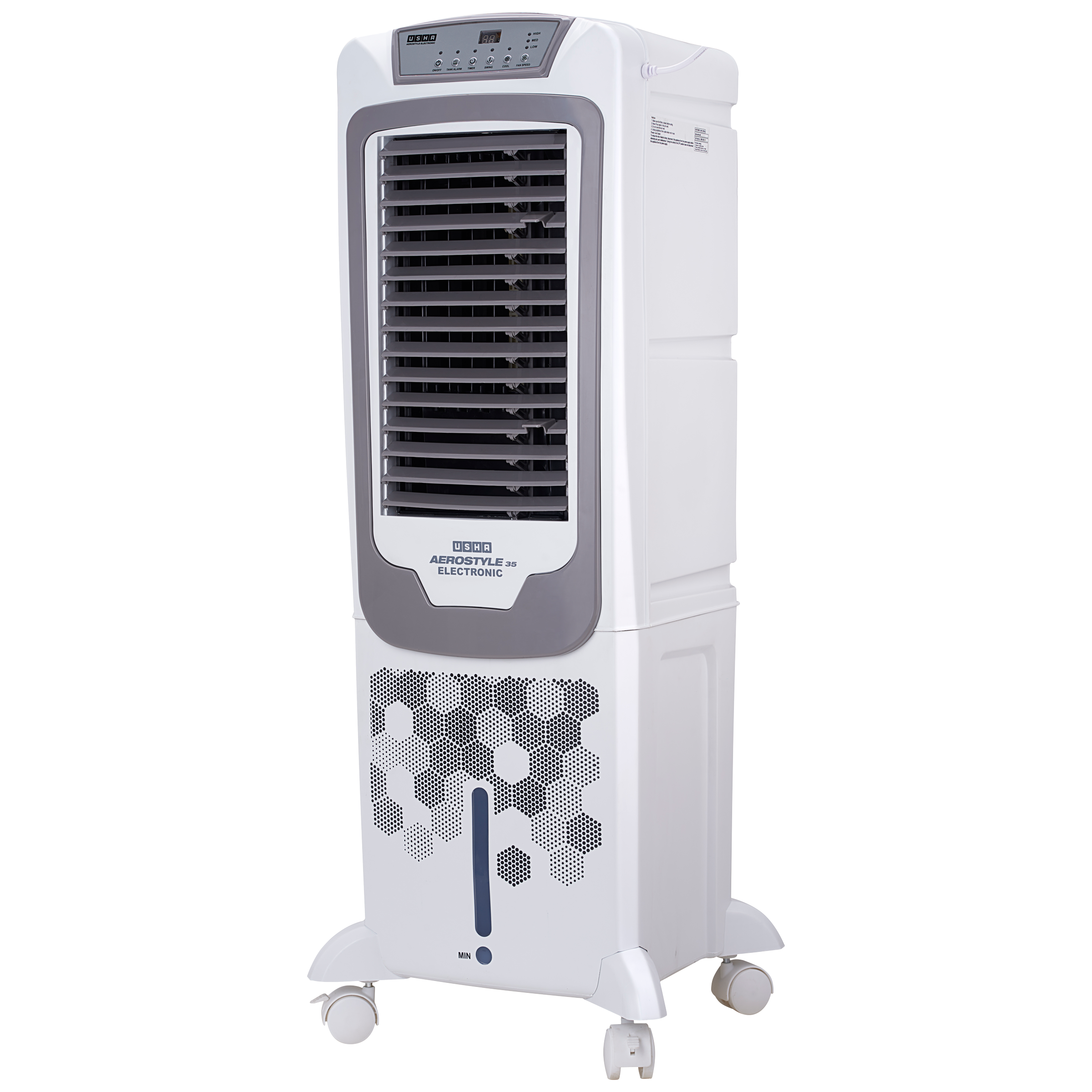 USHA Aerostyle 35 Litres Tower Air Cooler (Anti-Bacterial Tank, 4664135AST1E93N, White)_3
