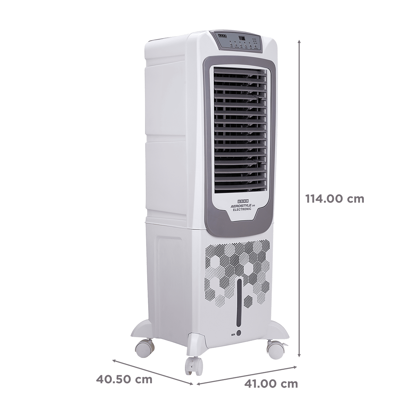 USHA Aerostyle 35 Litres Tower Air Cooler (Anti-Bacterial Tank, 4664135AST1E93N, White)_3