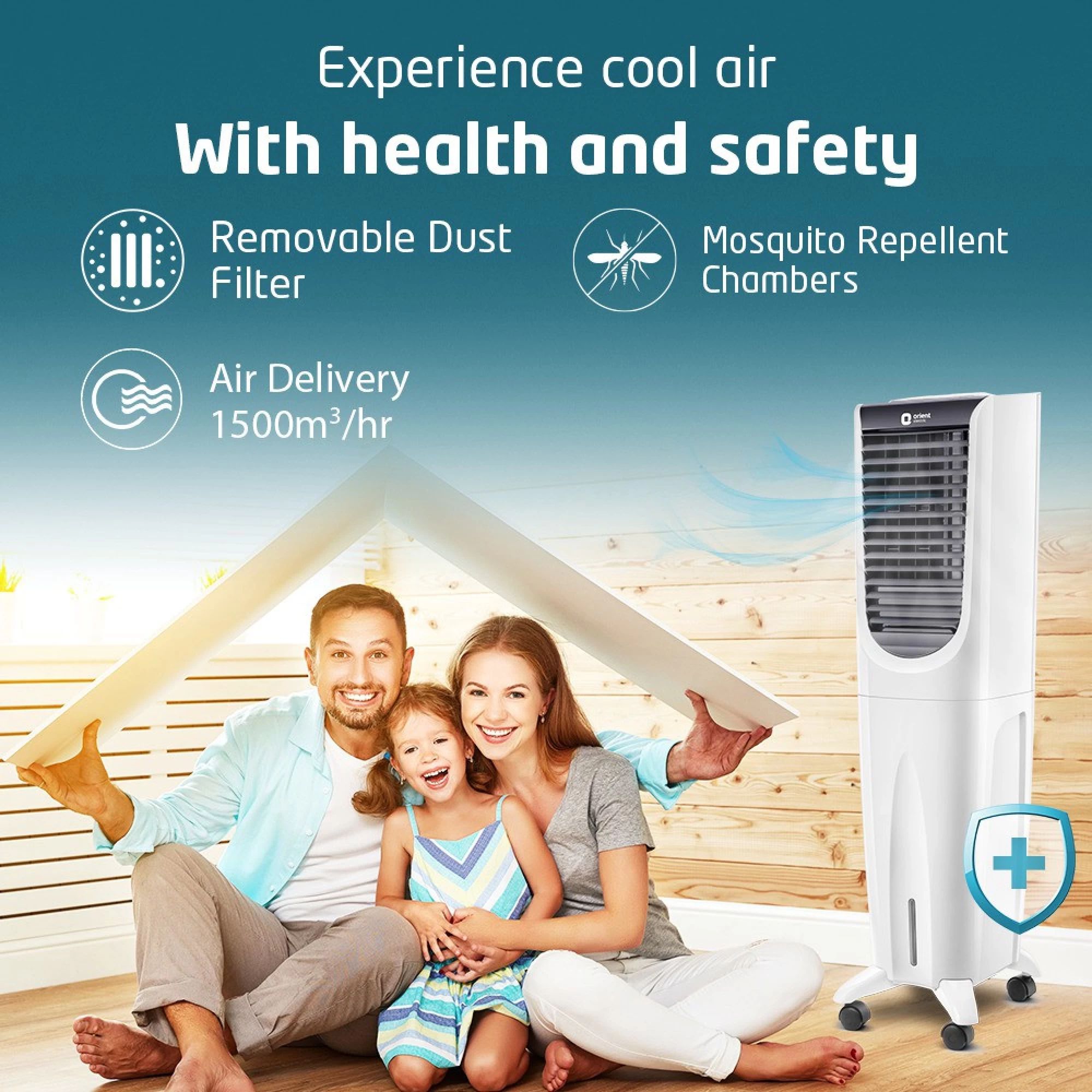 Orient Ultimo 55 Litres Tower Air Cooler (Honeycomb Pads, CT5502HR, White) Orient Ultimo 55 Litres Tower Air Cooler (Honeycomb Pads, CT5502HR, White)_5