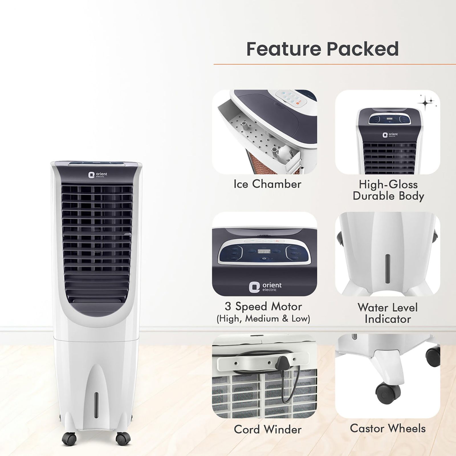 Orient Ultimo 26 Litres Tower Air Cooler with Lot Enabled (Ice Chamber, White)_14