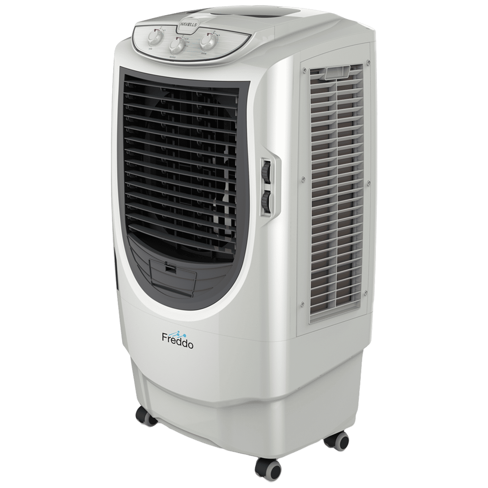 HAVELLS Freddo 70 Litres Desert Air Cooler (Adjustable Speed, GHRACAKG220, White and Grey)_1