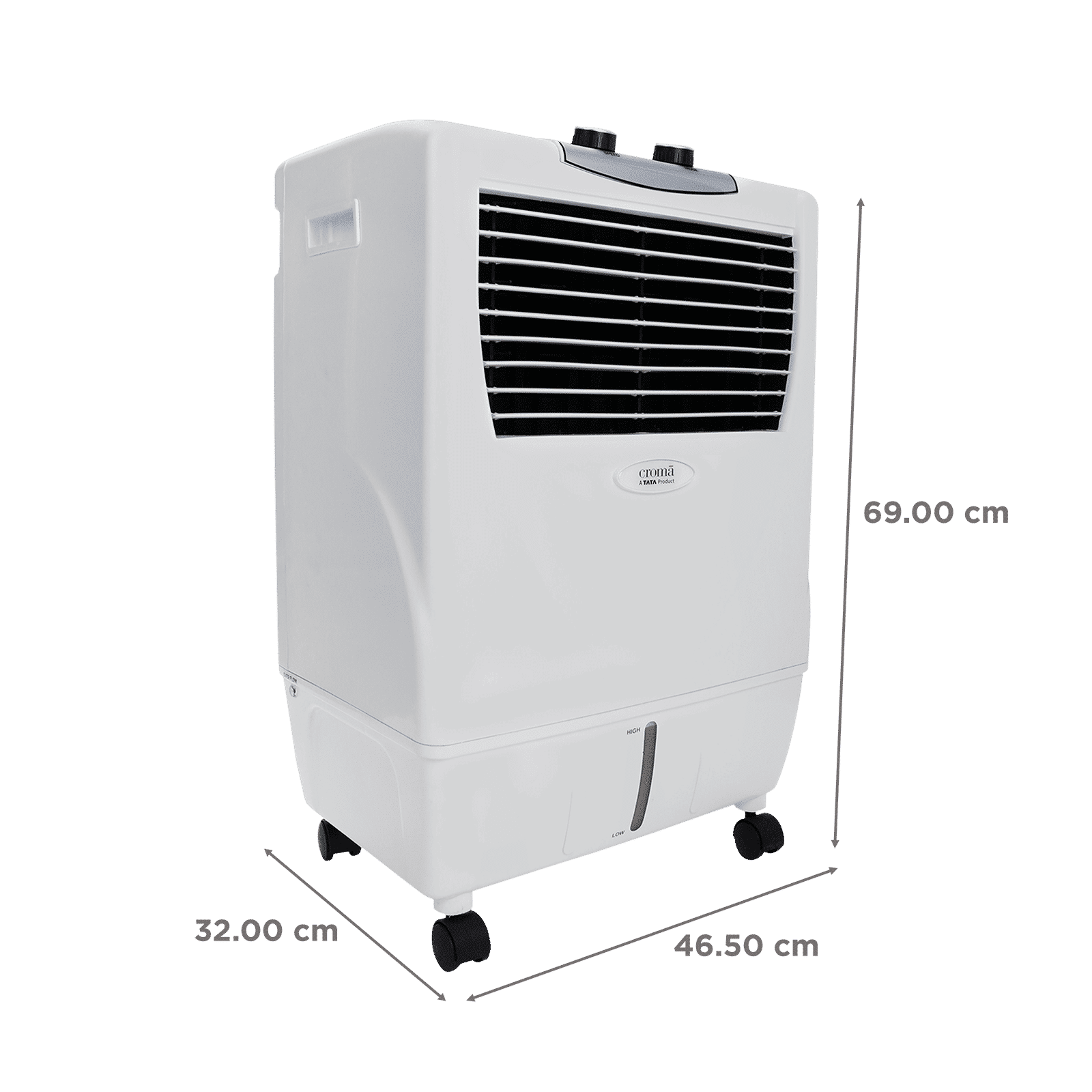 Croma AZ18 18 Litres Personal Air Cooler with Inverter Compatible (Dust & Mosquito Filter, White)_2