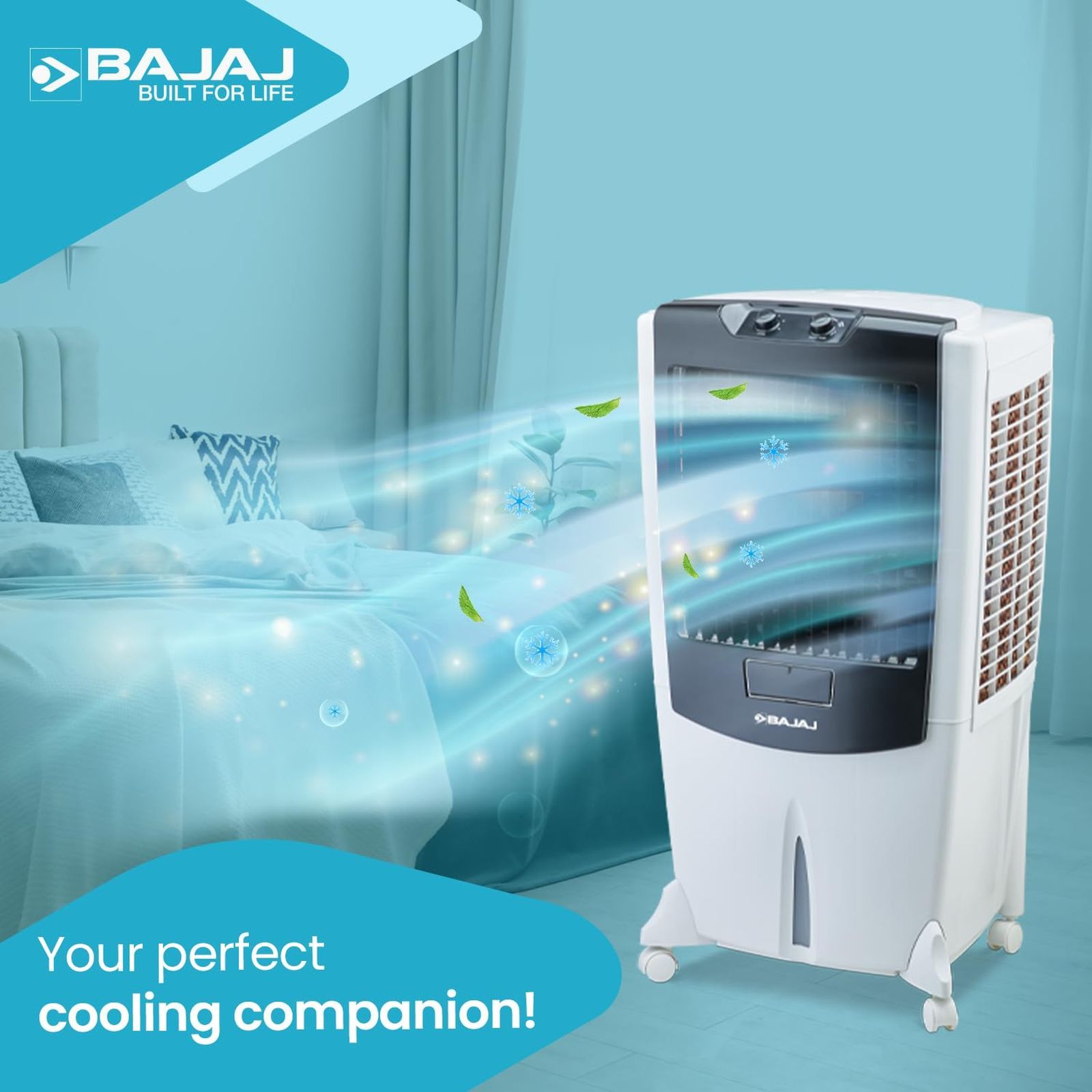 BAJAJ 95 Litres Desert Air Cooler with Turbo Fan Technology (Anti Bacterial Hexacool Master, White)_12