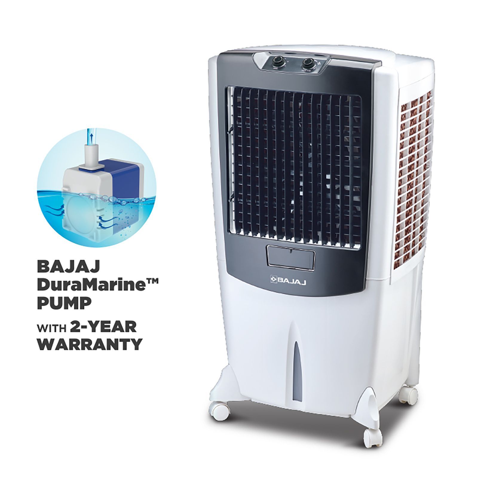 BAJAJ DMH60 60 Litres Desert Air Cooler with Turbo Fan Technology (Anti Bacterial Hexacool Master, White)_13
