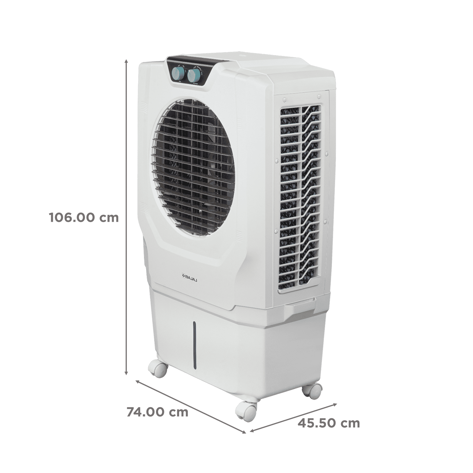 BAJAJ Shield Specter 55 Litres Desert Air Cooler with DuraMarine PRO Pump (Anti Bacterial Hexacool Master, White)_2