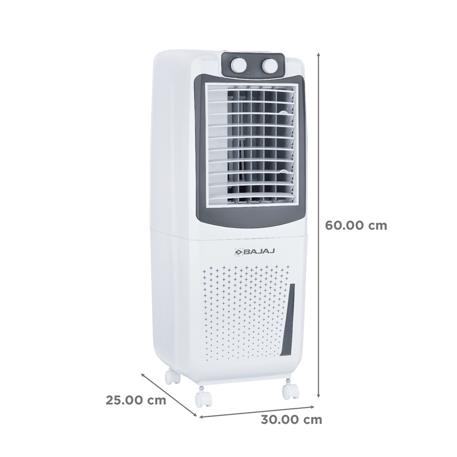BAJAJ PMH18 DLX 18 Litres Tower Air Cooler with 3 Speed Selection (Anti Bacterial Hexacool Master, White) BAJAJ PMH18 DLX 18 Litres Tower Air Cooler with 3 Speed Selection (Anti Bacterial Hexacool Master, White)_2