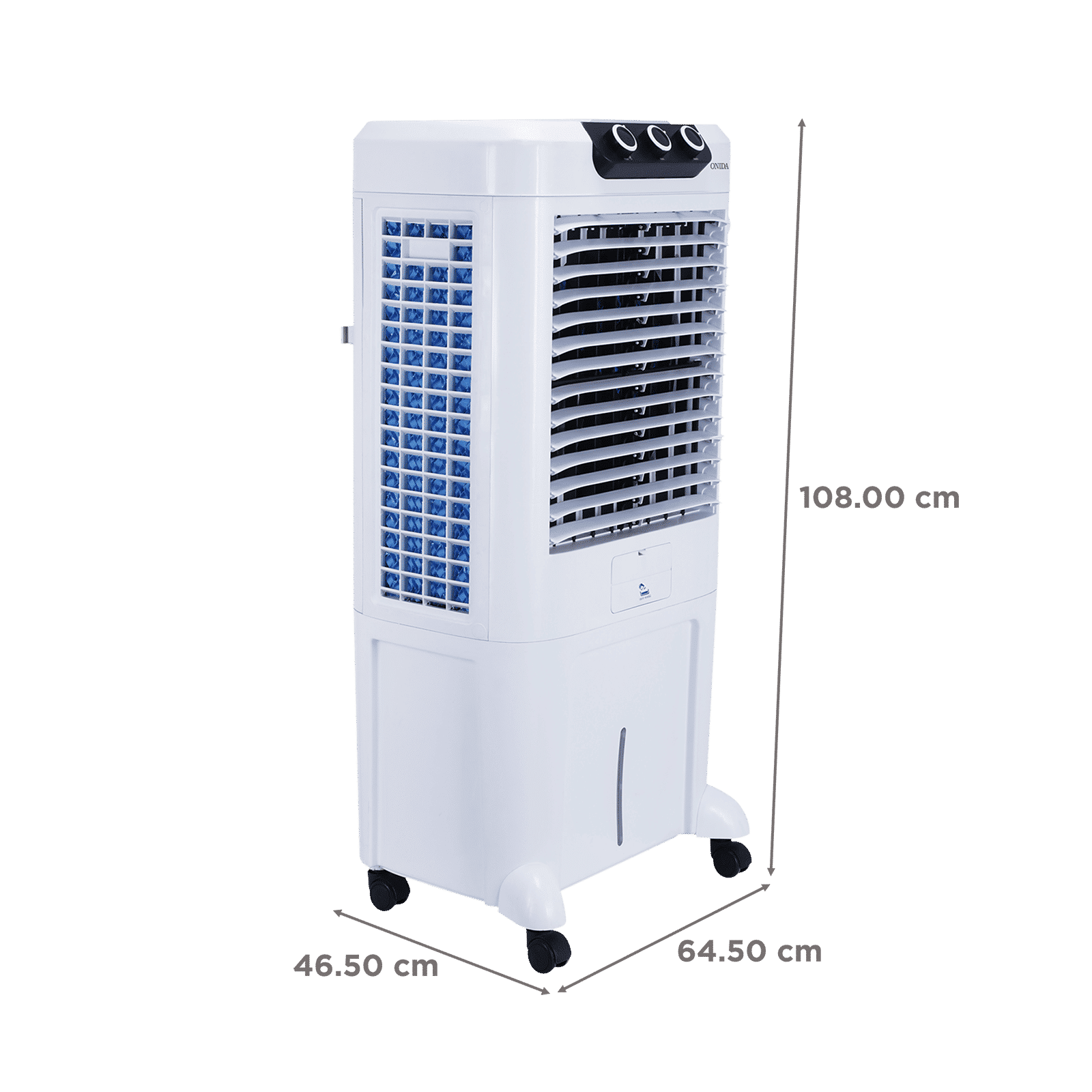 ONIDA Tempest 52 Litres Desert Air Cooler with Ice Chamber (Water Level Indicator, White)_2