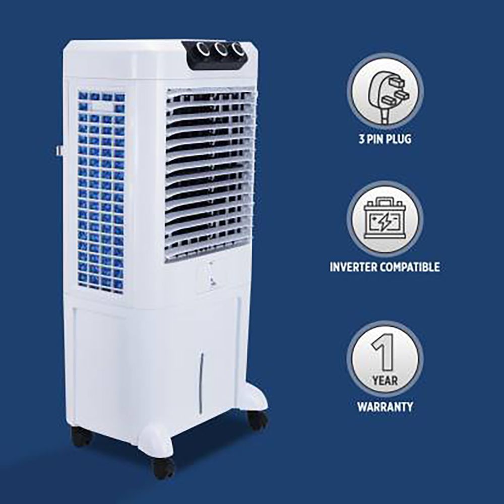 ONIDA Tempest 80 Litres Desert Air Cooler with Ice Chamber (Water Level Indicator, White)_20