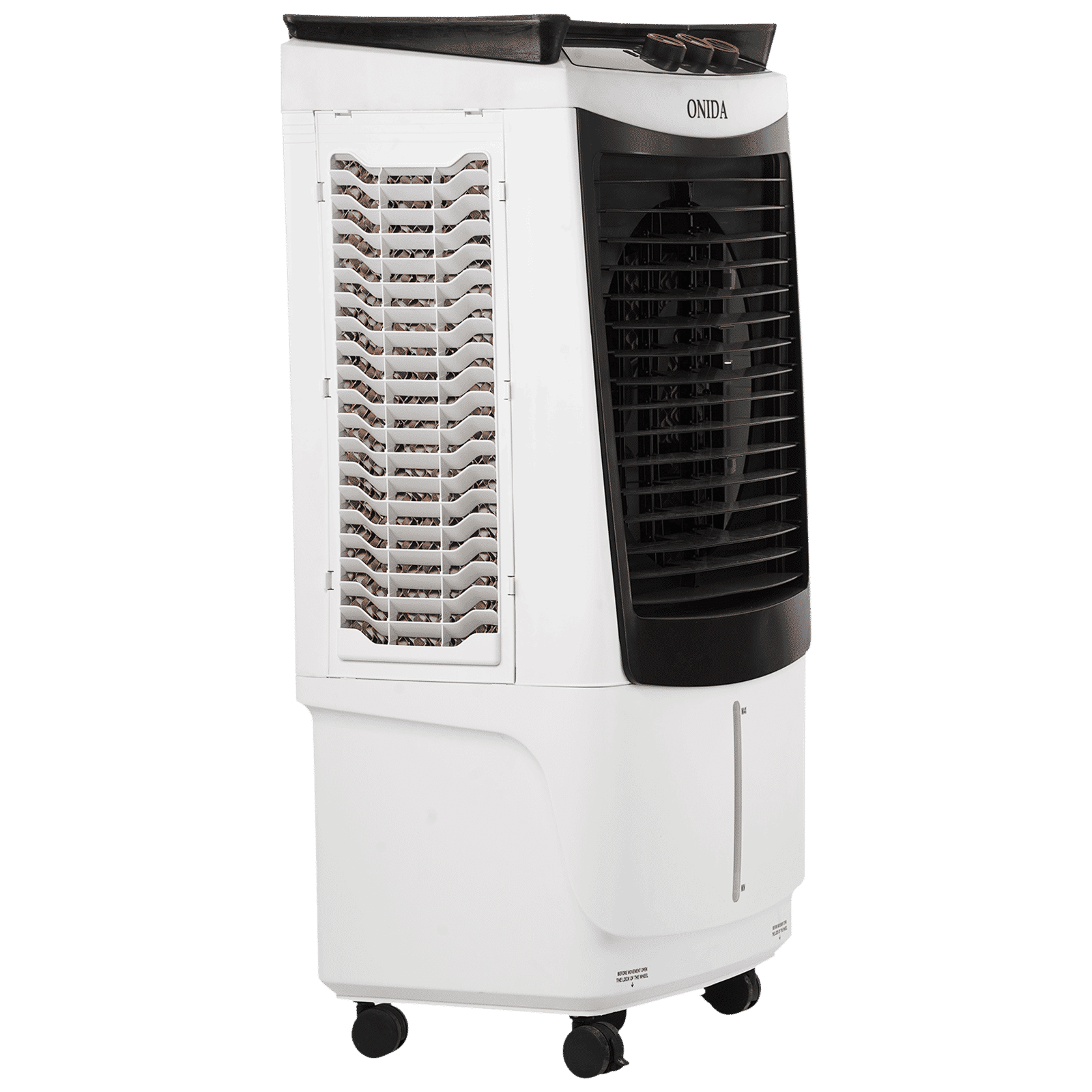 ONIDA Storm 90 Litres Desert Air Cooler with Ice Chamber (Water Level Indicator, White & Black)_12