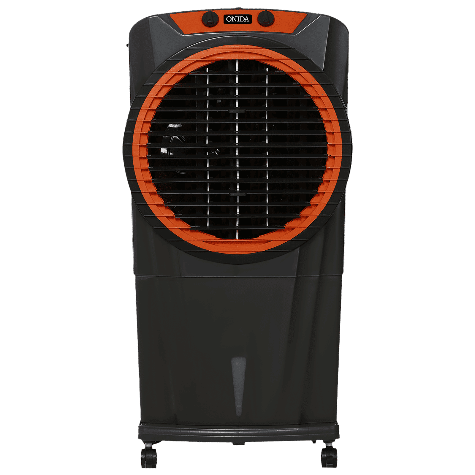 ONIDA 95 Litres Desert Air Cooler with Ice Chamber (Water Level Indicator, Dark Grey & Orange) ONIDA 95 Litres Desert Air Cooler with Ice Chamber (Water Level Indicator, Dark Grey & Orange)_1