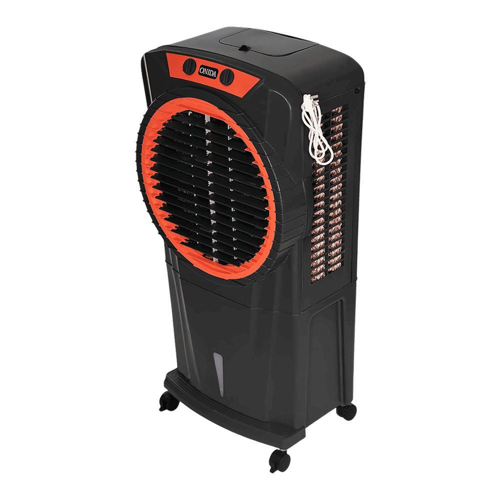 ONIDA 95 Litres Desert Air Cooler with Ice Chamber (Water Level Indicator, Dark Grey & Orange) ONIDA 95 Litres Desert Air Cooler with Ice Chamber (Water Level Indicator, Dark Grey & Orange)_11