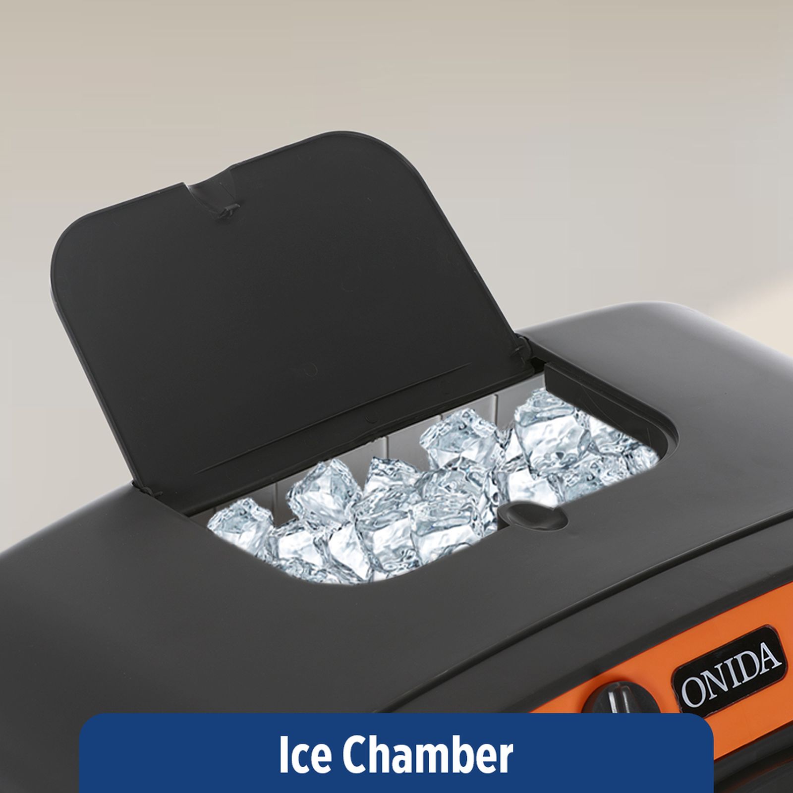 ONIDA 95 Litres Desert Air Cooler with Ice Chamber (Water Level Indicator, Dark Grey & Orange) ONIDA 95 Litres Desert Air Cooler with Ice Chamber (Water Level Indicator, Dark Grey & Orange)_16