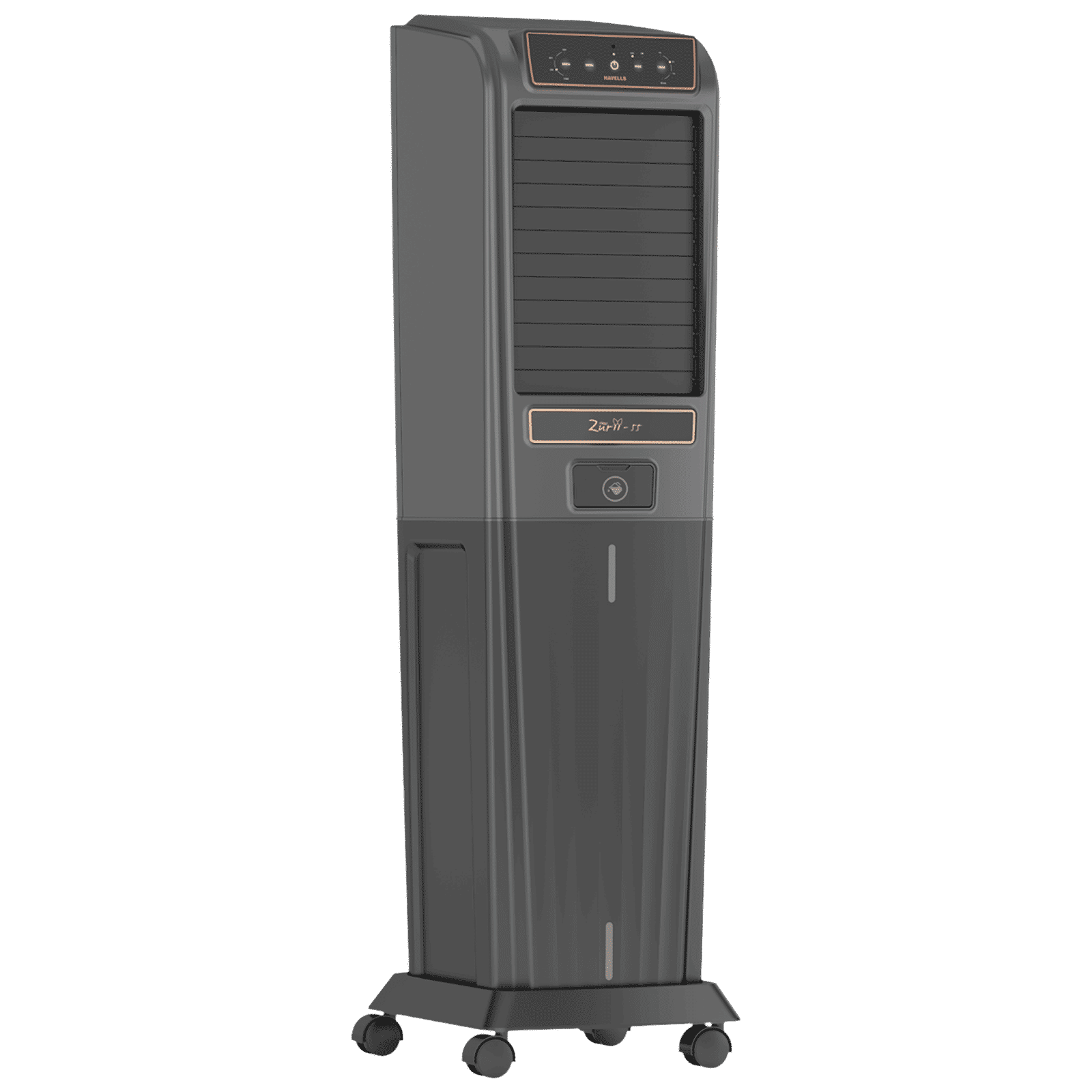 HAVELLS Zurii 55 Litres Tower Air Cooler with Inverter Compatible (Ionizer Air Cleaning Technology, Black & Grey)_5