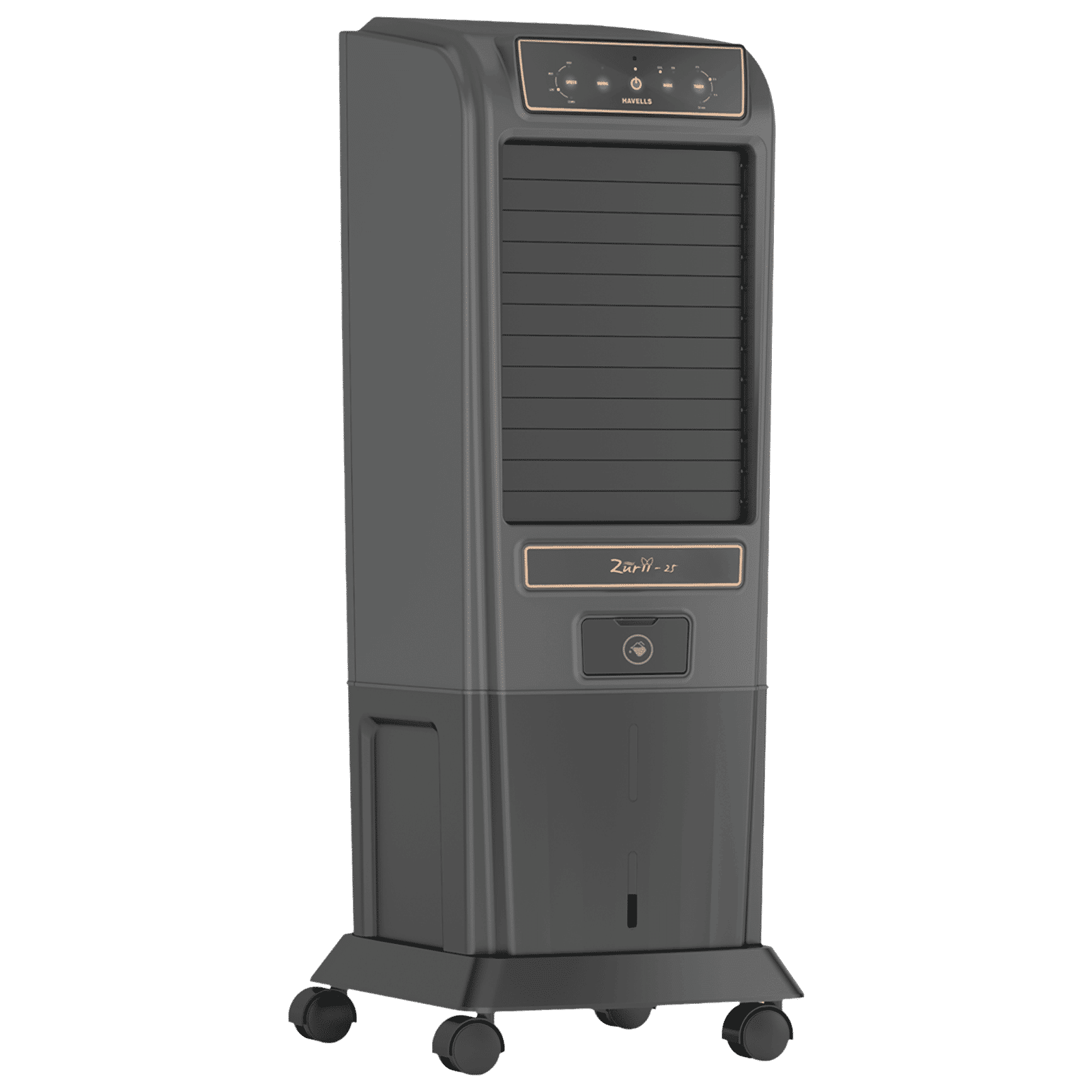 HAVELLS Zurii 25 Litres Tower Air Cooler with Inverter Compatible (Ionizer Air Cleaning Technology, Black & Grey)_5
