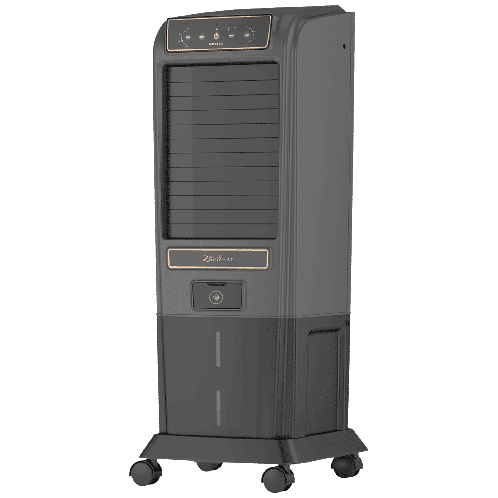 HAVELLS Zurii 25 Litres Tower Air Cooler with Inverter Compatible (Ionizer Air Cleaning Technology, Black & Grey)_6