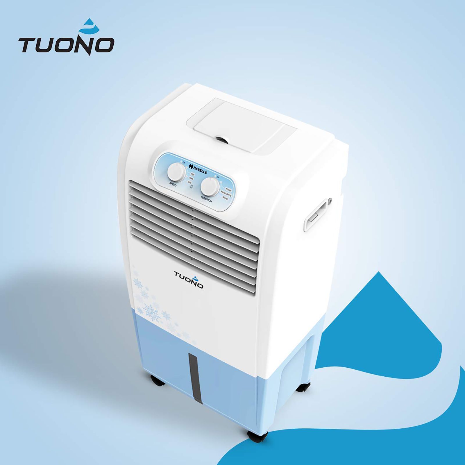 HAVELLS Tuono 18 Litres Personal Air Cooler with Inverter Compatible (Thermal Overload Protection, White & Light Blue)_8