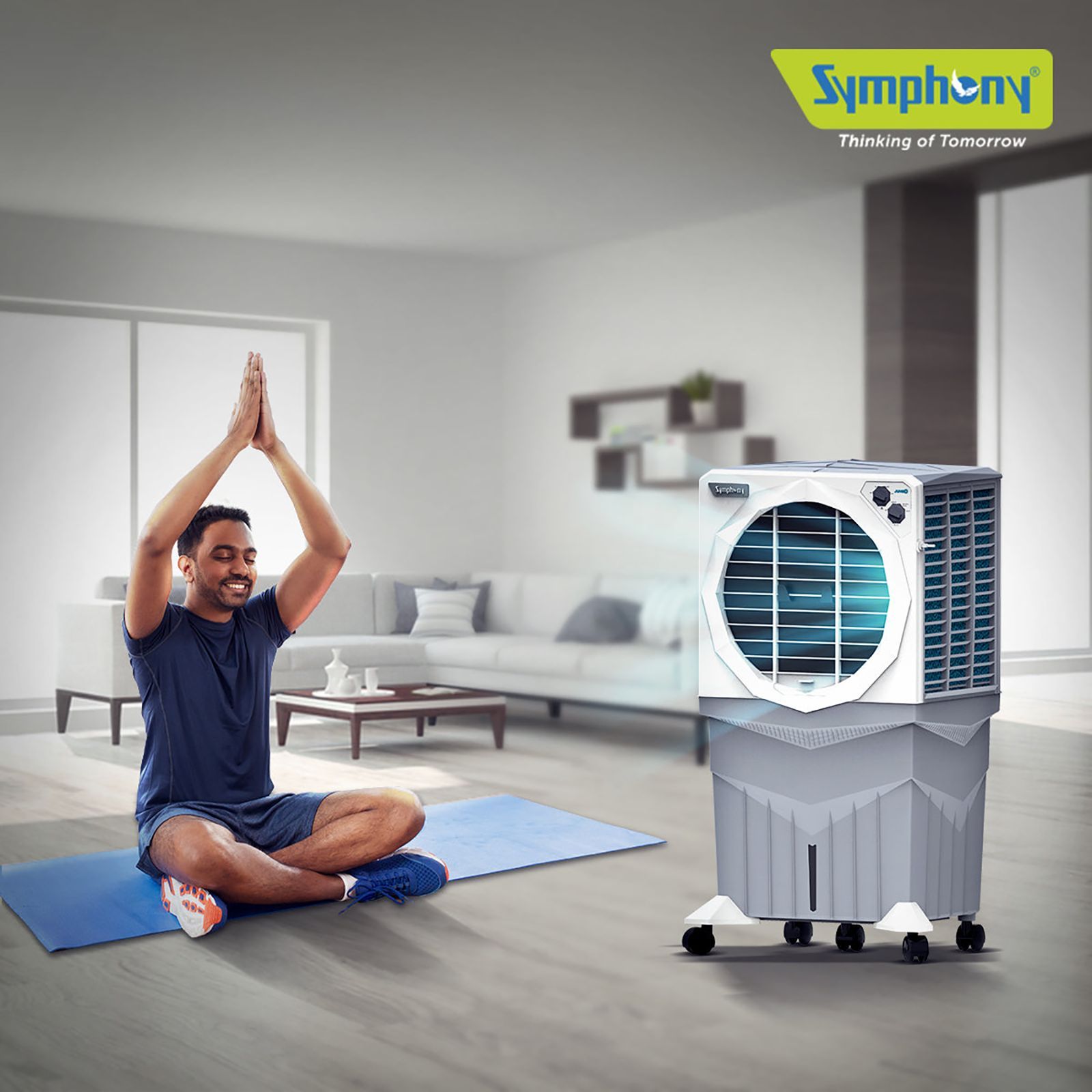 Symphony Jumbo 75XL+ 75 Litres Desert Air Cooler with Whisper-Quiet Operation (Cool Flow Dispenser, White)_9