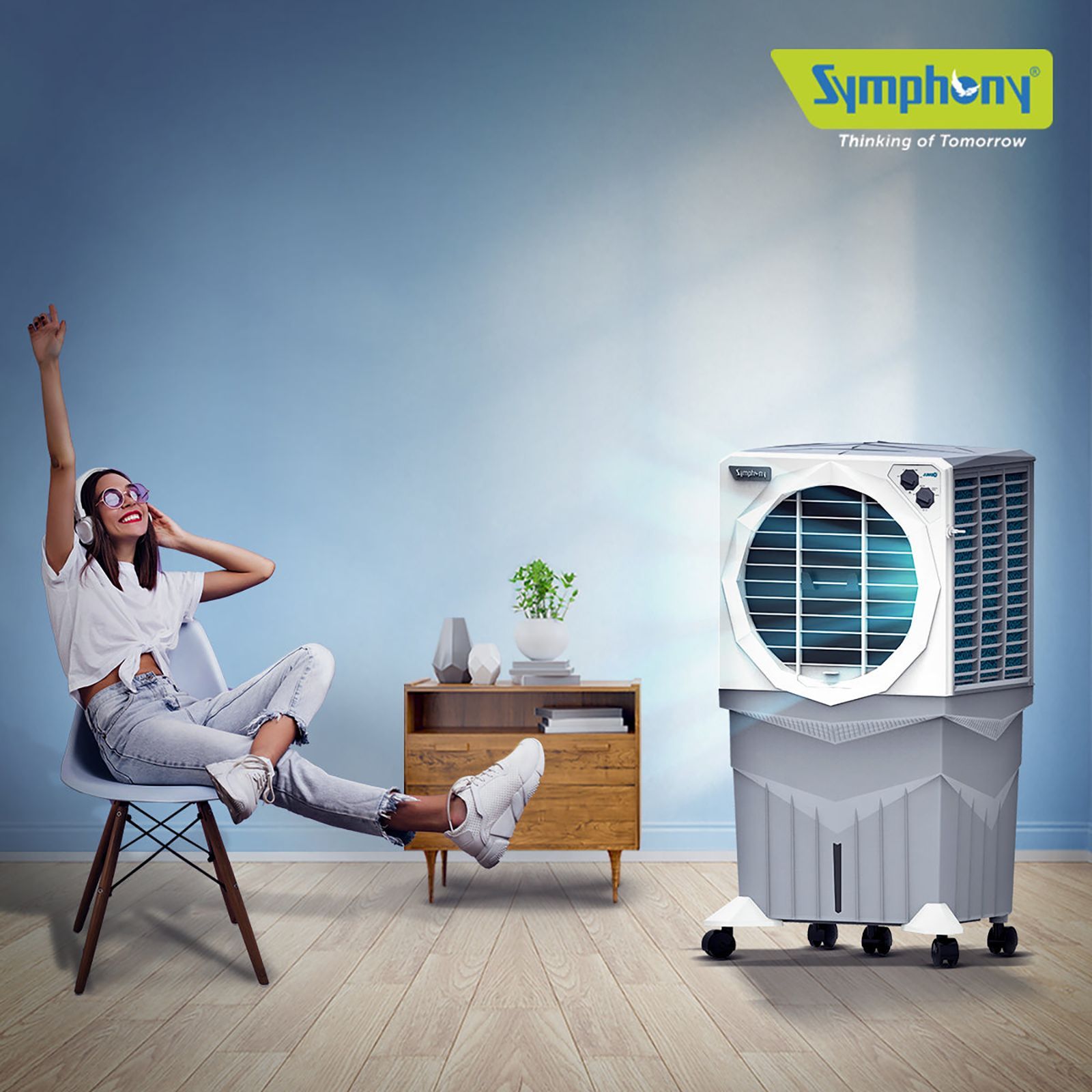 Symphony Jumbo 75XL+ 75 Litres Desert Air Cooler with Whisper-Quiet Operation (Cool Flow Dispenser, White)_11