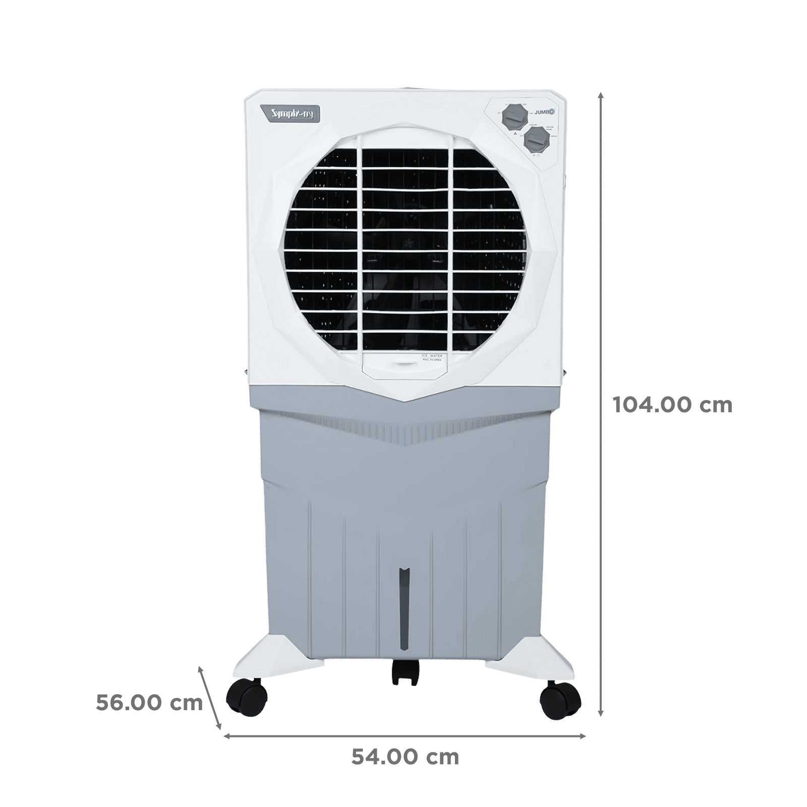 Symphony Jumbo 75XL+ 75 Litres Desert Air Cooler with Whisper-Quiet Operation (Cool Flow Dispenser, White)_2