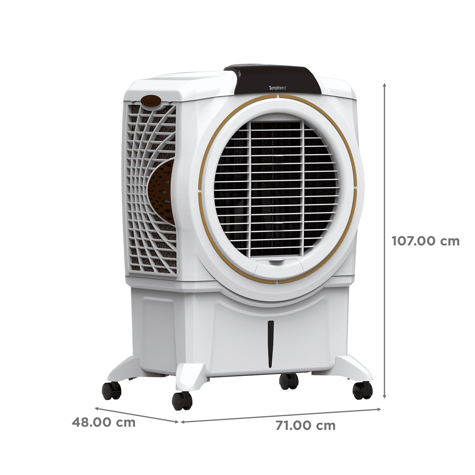 Symphony Sumo 75 Litres Tower Air Cooler with CFD Technology (Intuitive Touch Screen Controls, White)_2