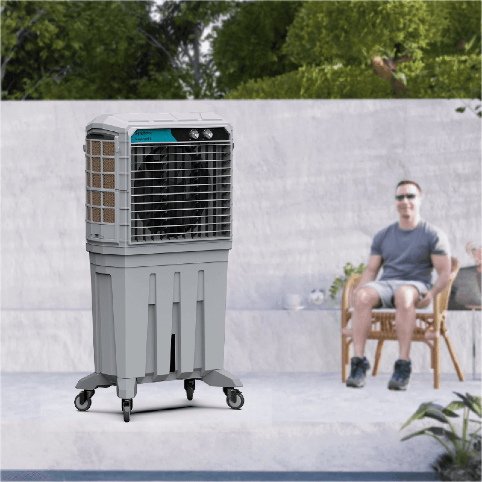 Symphony Movicool L 200i 200 Litres Commercial Air Cooler with Multi-Function Remote (Dust Filter, Grey) Symphony Movicool L 200i 200 Litres Commercial Air Cooler with Multi-Function Remote (Dust Filter, Grey)_12