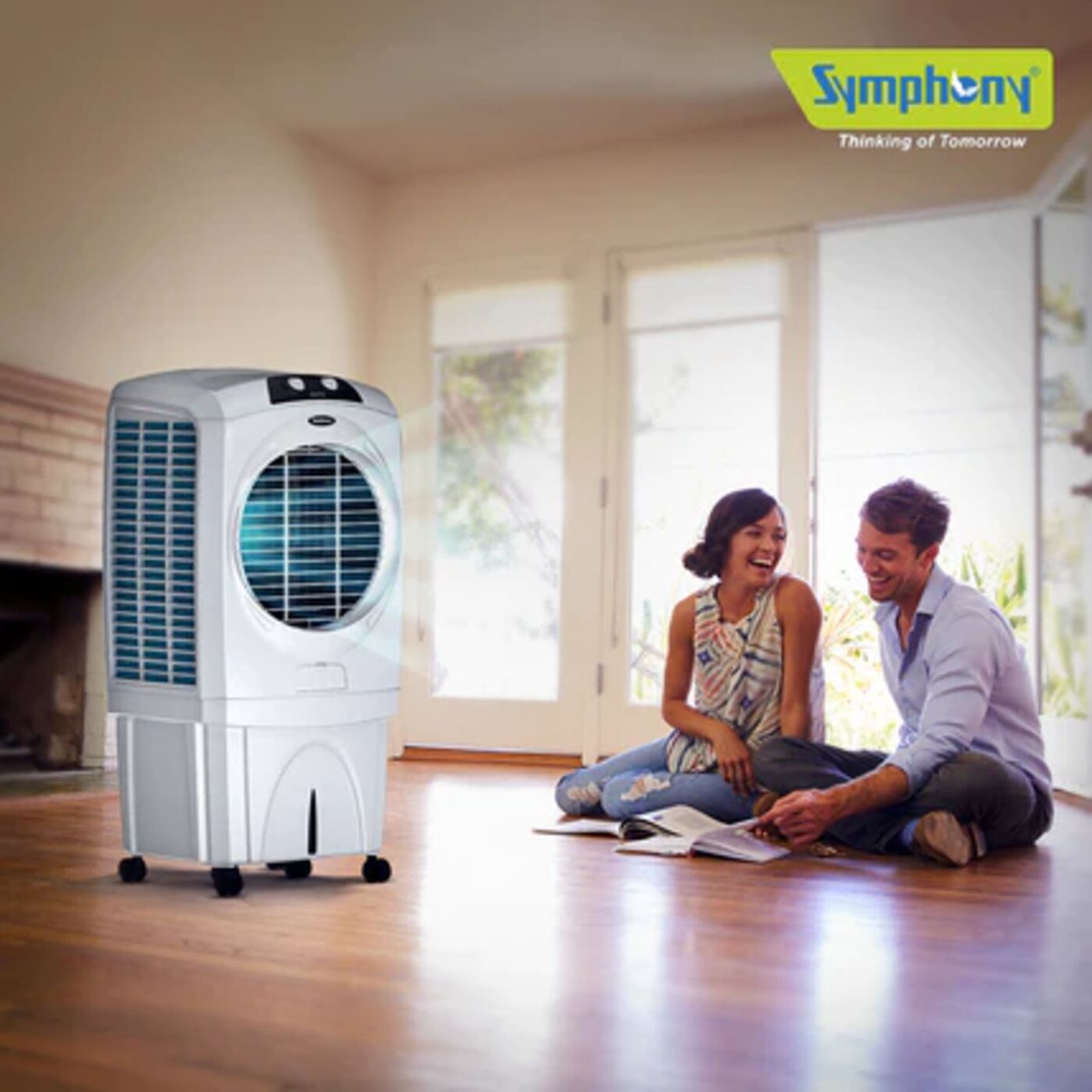 Symphony Siesta 95 XL 95 Litres Desert Air Cooler with i-Pure Technology (Cool Flow Dispenser, White) Symphony Siesta 95 XL 95 Litres Desert Air Cooler with i-Pure Technology (Cool Flow Dispenser, White)_9