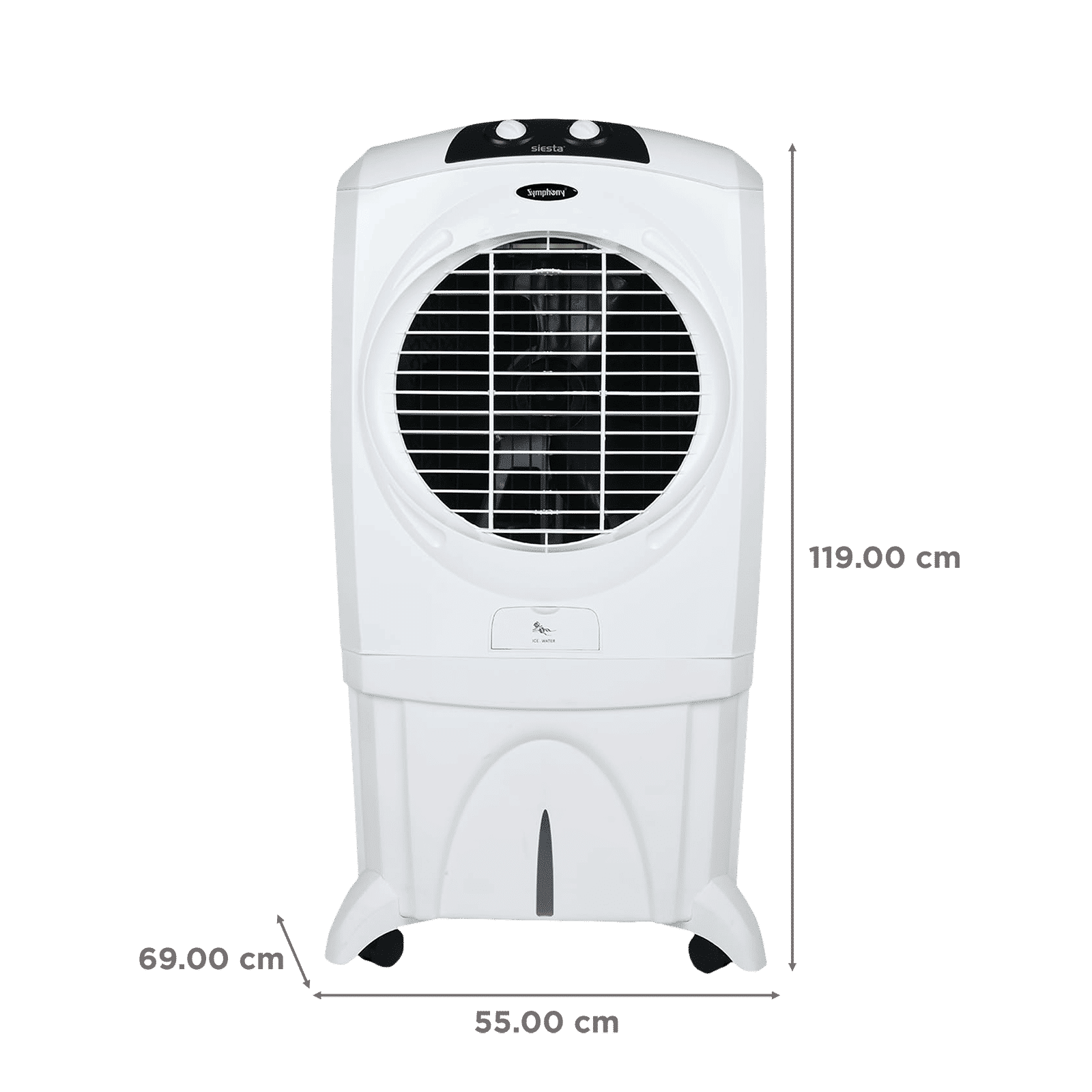 Symphony Siesta 95 XL 95 Litres Desert Air Cooler with i-Pure Technology (Cool Flow Dispenser, White) Symphony Siesta 95 XL 95 Litres Desert Air Cooler with i-Pure Technology (Cool Flow Dispenser, White)_2
