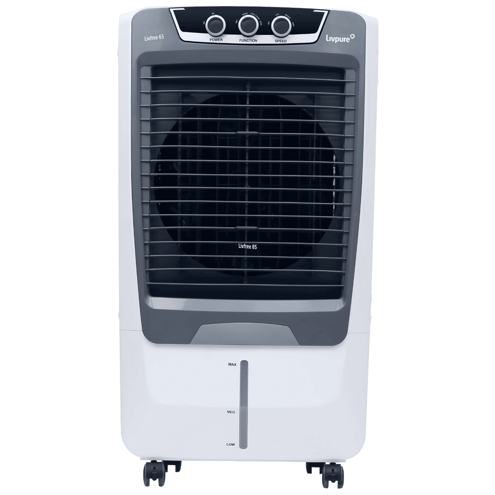 Livpure Livfree 65 Litres Desert Air Cooler with 4 Way Louver Movement (Thermal Overload Protection, White & Grey)_1