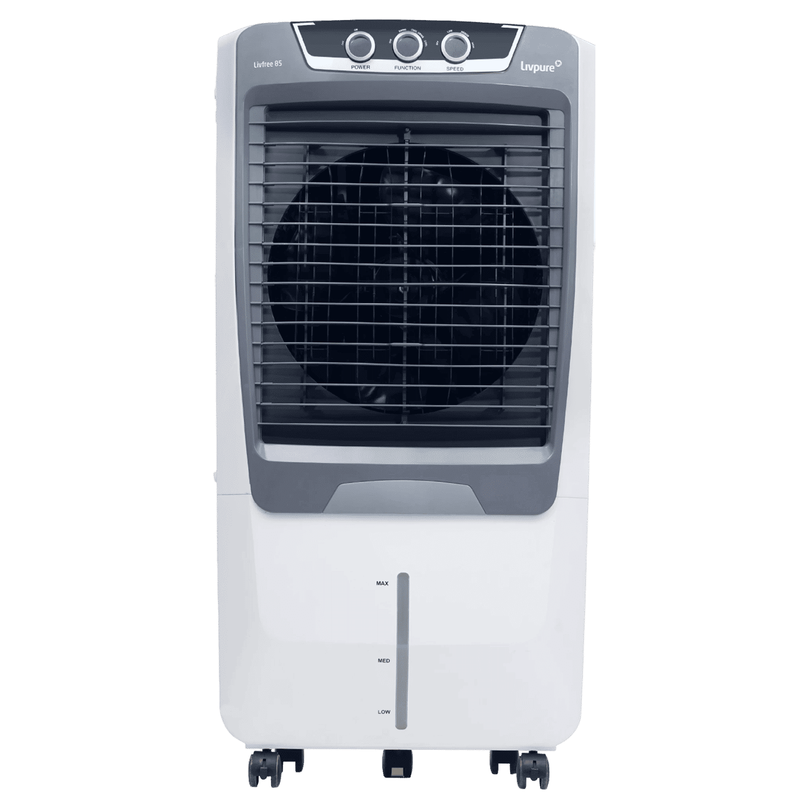 Livpure Livfree 85 Litres Desert Air Cooler with Inverter Compatible (Thermal Overload Protection, White & Grey)_1