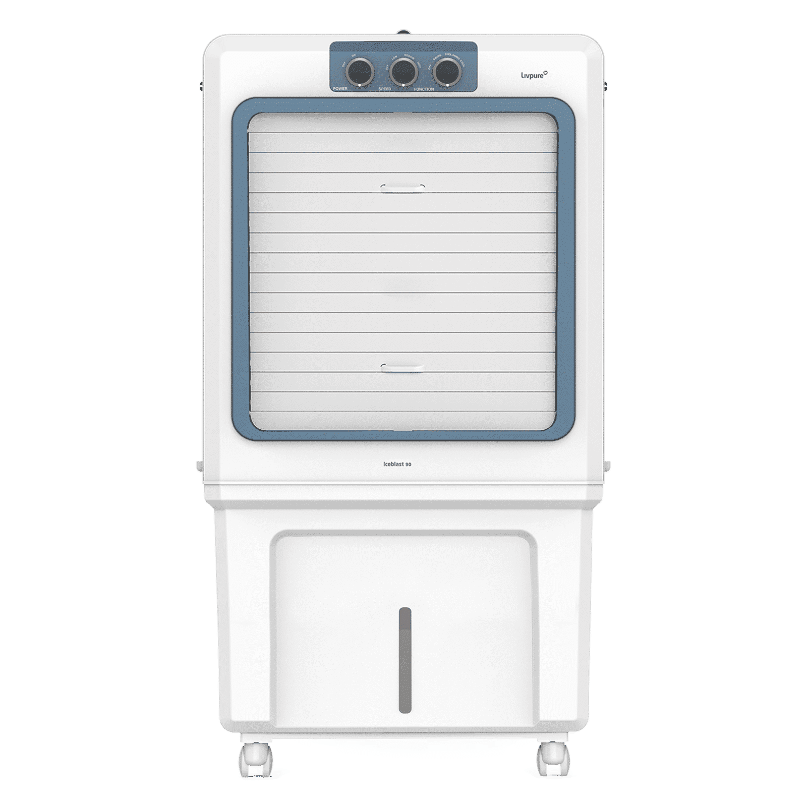 Livpure Ice Blast 90 Litres Desert Air Cooler with Temperature Overload Protection (Inverter Compatible, White & Blue)_6