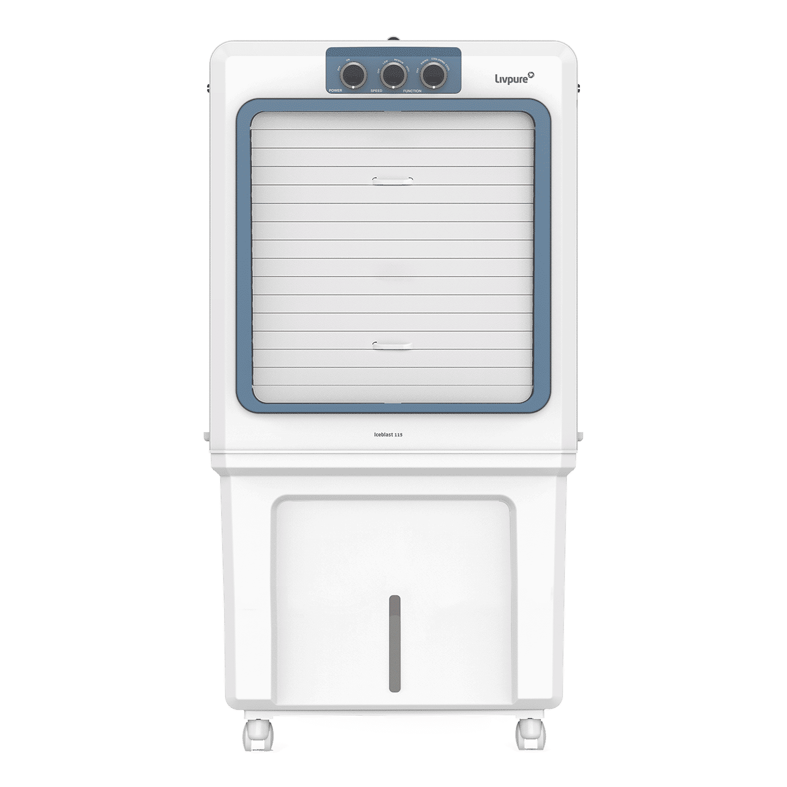 Livpure Ice Blast 115 Litres Desert Air Cooler with Temperature Overload Protection (Inverter Compatible, White & Blue)_6