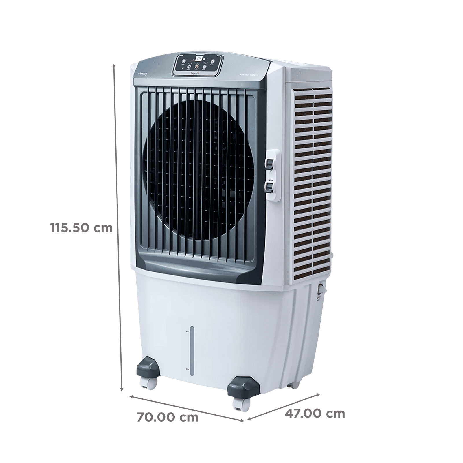 Livpure E-Breezio 75 Litres Desert Air Cooler with Inverter Compatible (Feather Touch, White & Grey)_2