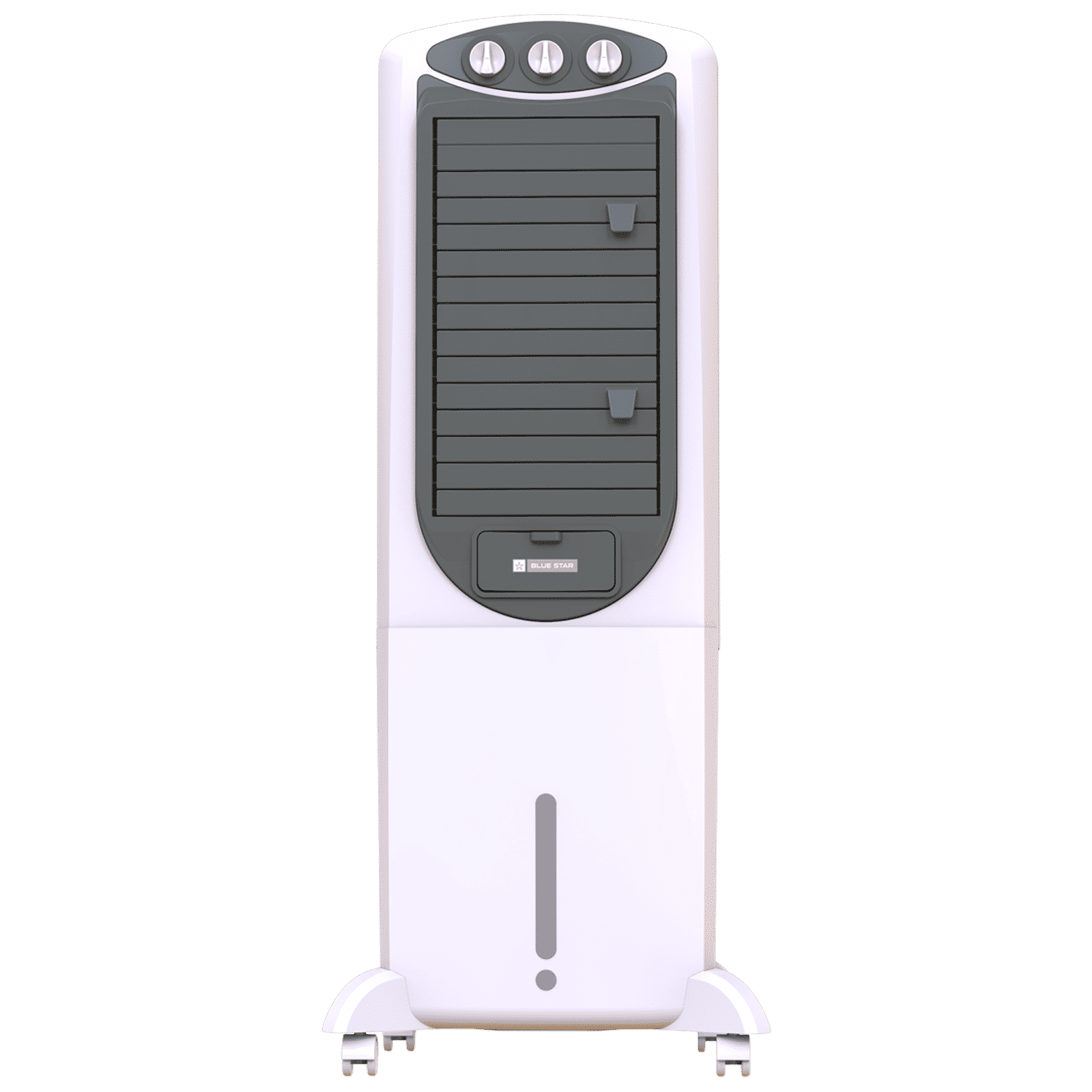 Blue Star PREMIA 35 Litres Tower Air Cooler with Anti-Microbial Property (Cross Drift Technology, White & Cool Grey)_1