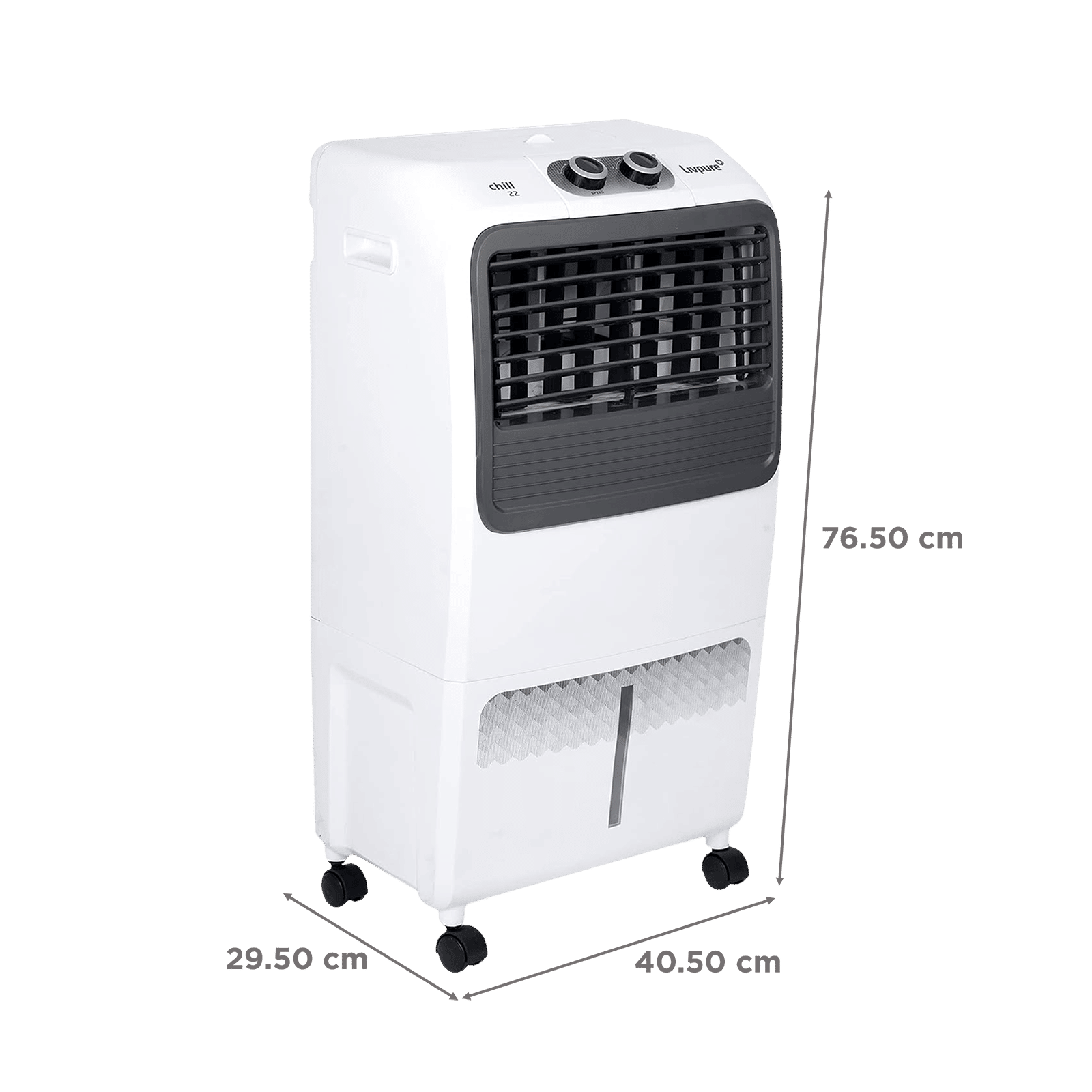 Livpure Chill 22 Litres Personal Air Cooler with Ice Chamber (Thermal Overload Protection, White & Grey) Livpure Chill 22 Litres Personal Air Cooler with Ice Chamber (Thermal Overload Protection, White & Grey)_2