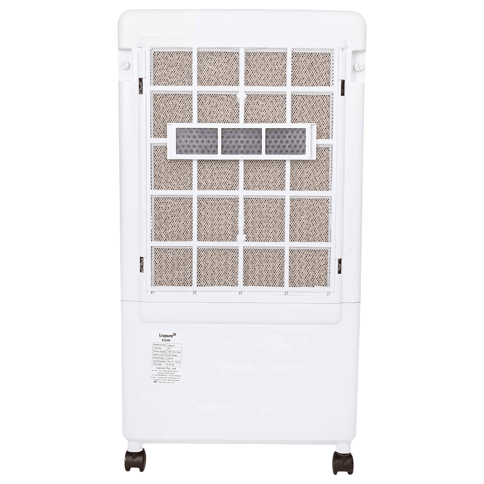 Livpure Chill 22 Litres Personal Air Cooler with Ice Chamber (Thermal Overload Protection, White & Grey) Livpure Chill 22 Litres Personal Air Cooler with Ice Chamber (Thermal Overload Protection, White & Grey)_8