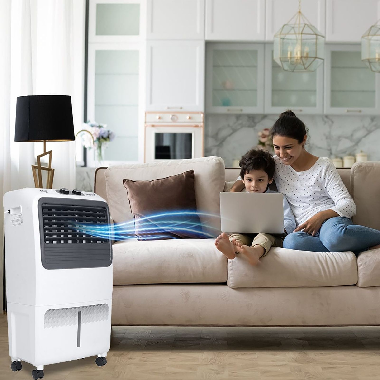 Livpure Chill 35 Litres Personal Air Cooler with Ice Chamber (Thermal Overload Protection, Grey & White)_19