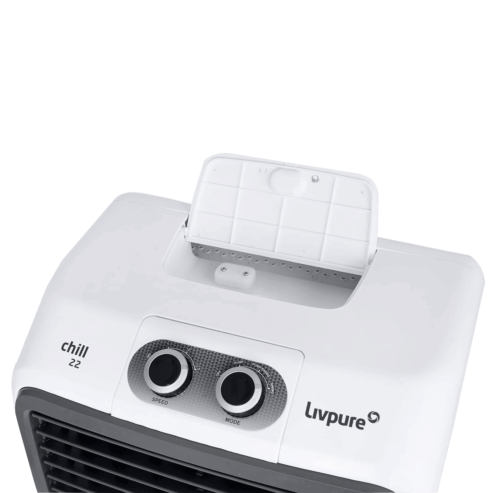 Livpure Chill 35 Litres Personal Air Cooler with Ice Chamber (Thermal Overload Protection, Grey & White)_4