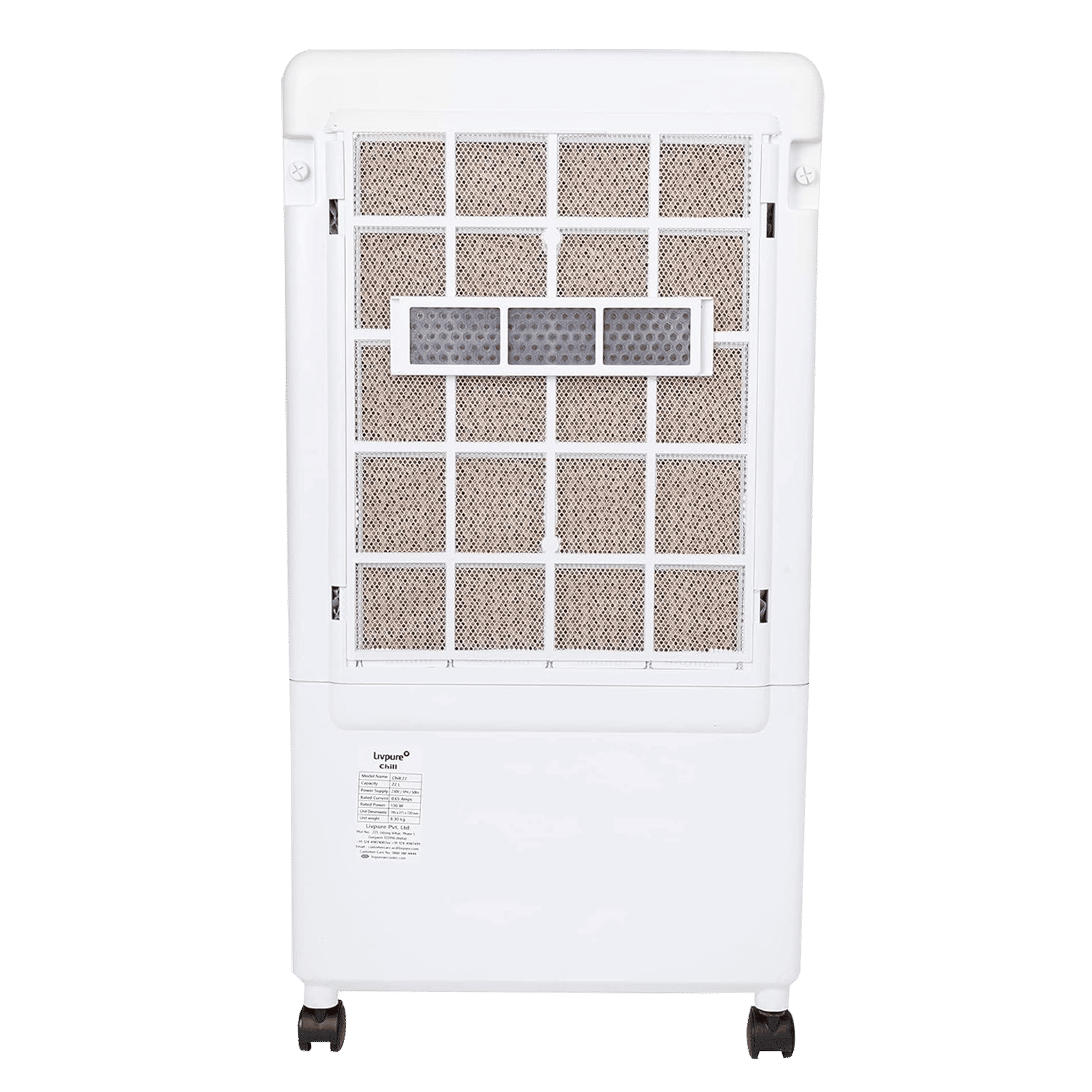 Livpure Chill 35 Litres Personal Air Cooler with Ice Chamber (Thermal Overload Protection, Grey & White)_7