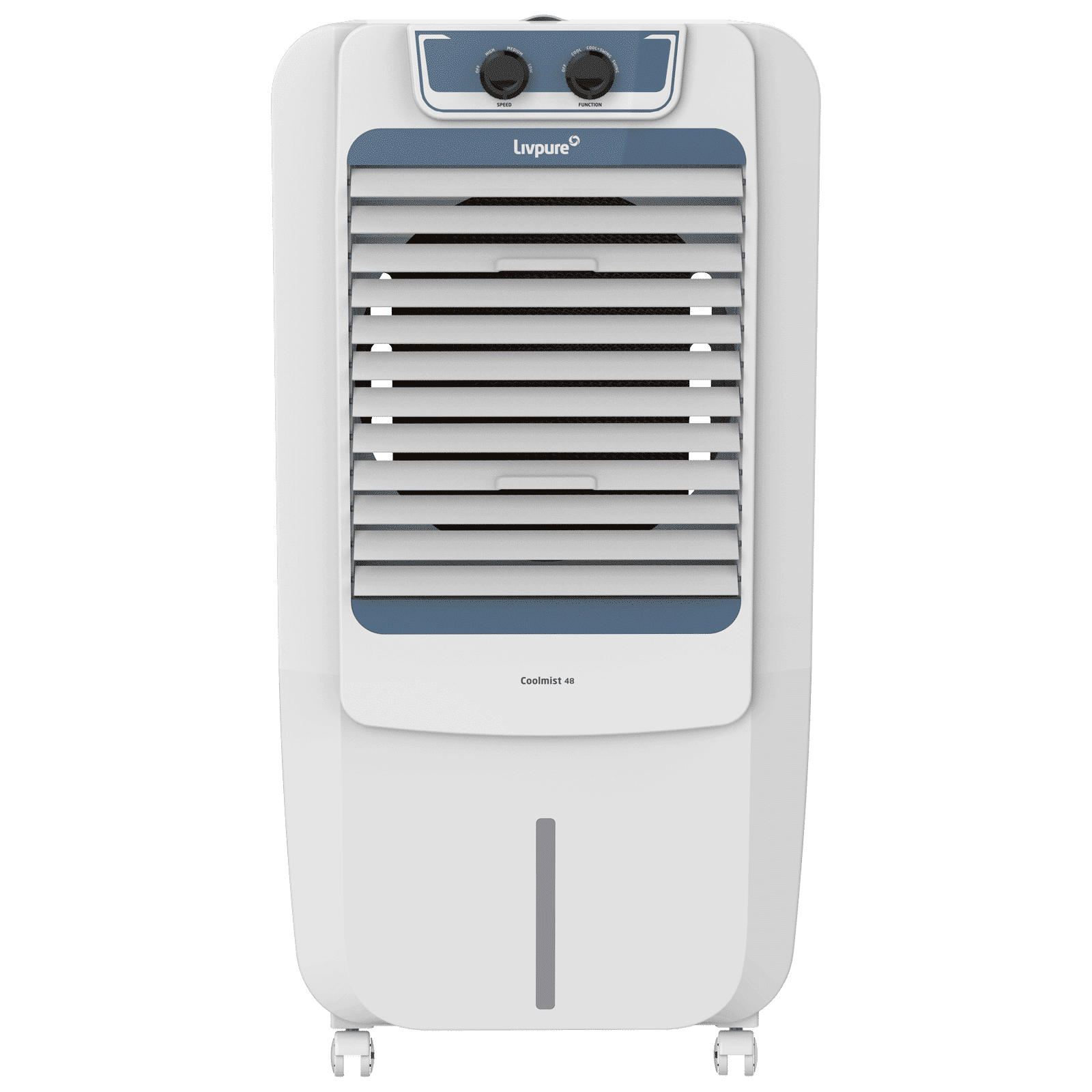 Livpure Coolmist 48 Litres Personal Air Cooler with Inverter Compatible (Thermal Overload Protection, White & Blue)_1